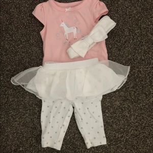 Unicorn baby outfit